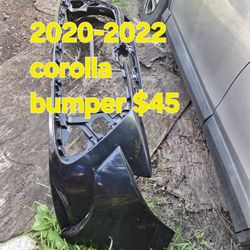 2020 -2022 Toyota Corolla LE front Bumper Cover$45