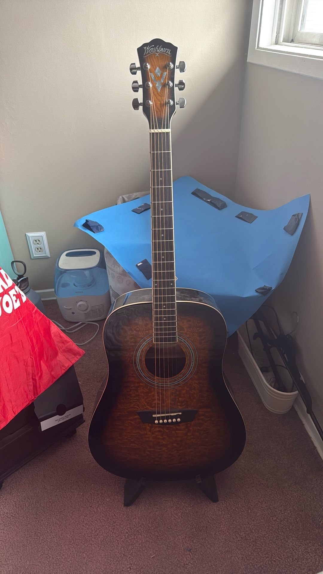 Washburn Acoustic Guitar Sunburst 6-String