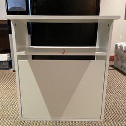 Wall Mount Shelf With Pull Down Counter