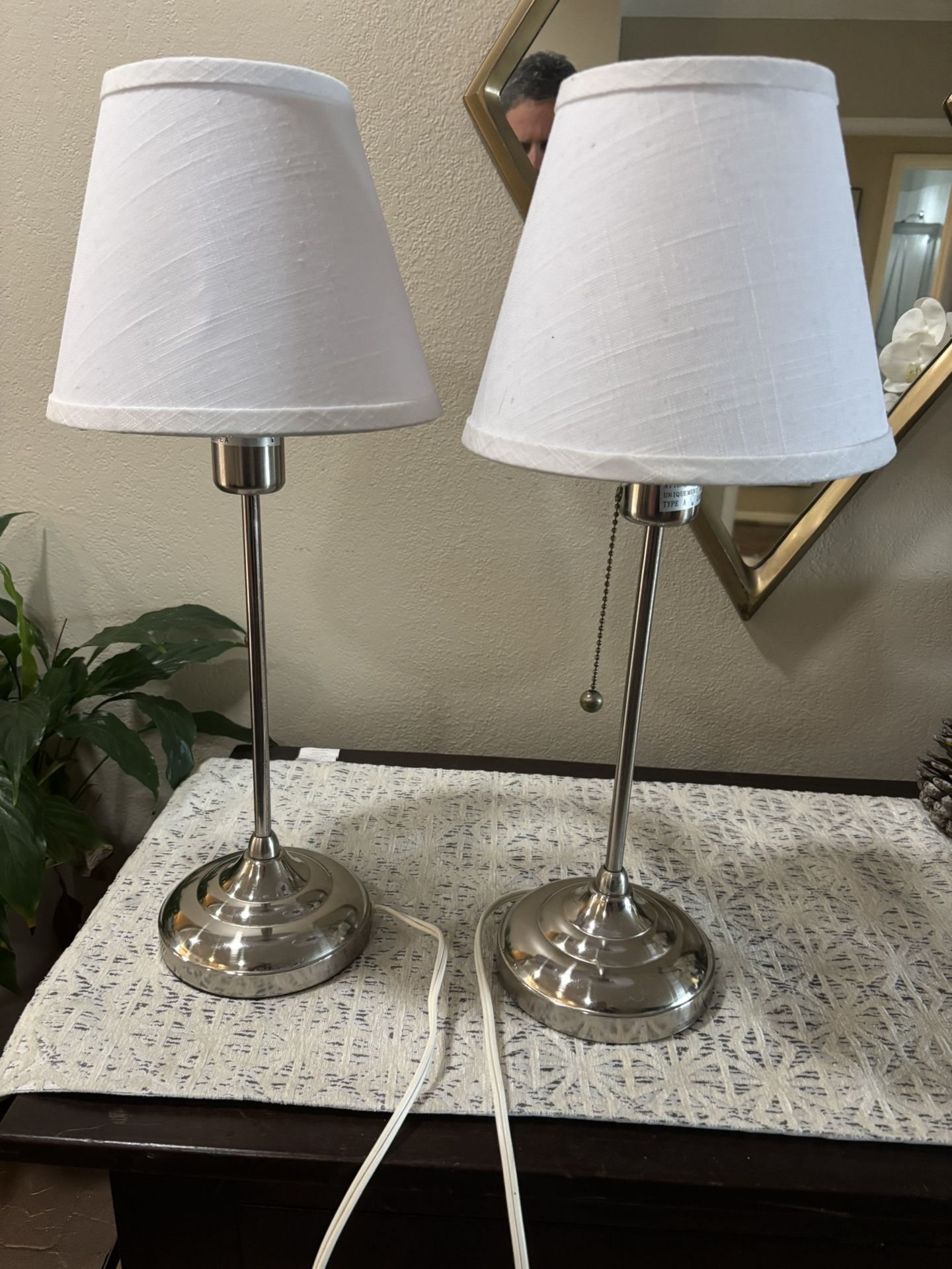 Two desk/night Stand Lamps with bulbs!
