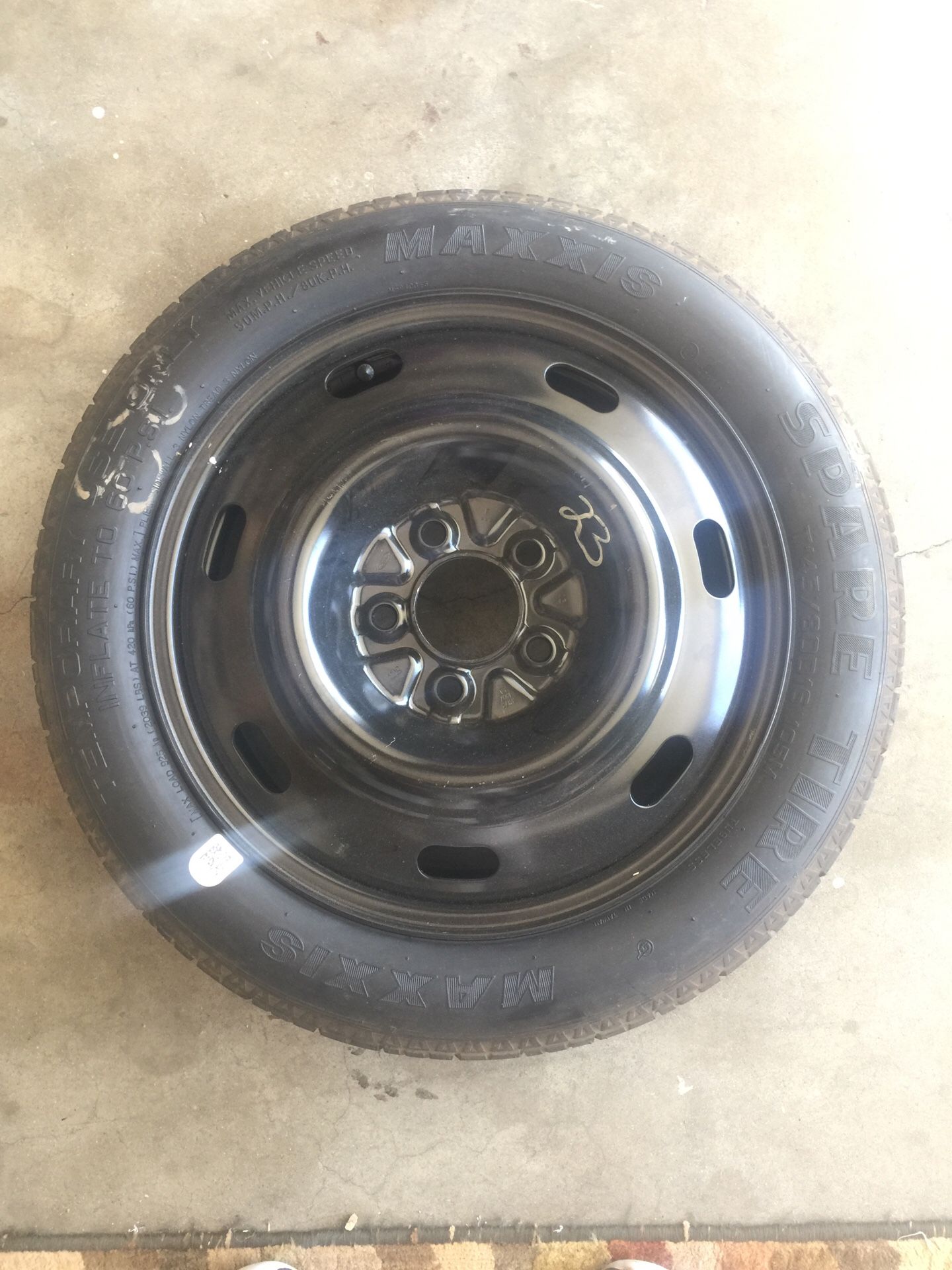 MAXXIS SPARE TIRE T145/80D16 105M TEMPORARY TIRE