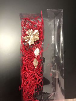 Silver MADE (not plated) decoration flower.