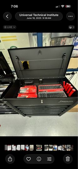 40 in 6 Drawer Snap on tool box