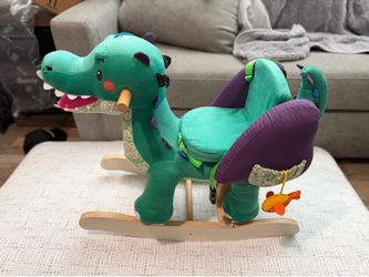 B. Toys Rocking Crocodile Plush Rocker with Safety Harness
