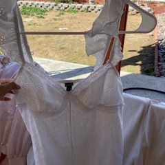 White vintage laced dress