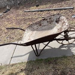 Antique Wheel Barrel