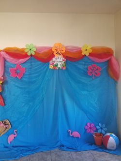 Backdrop decor