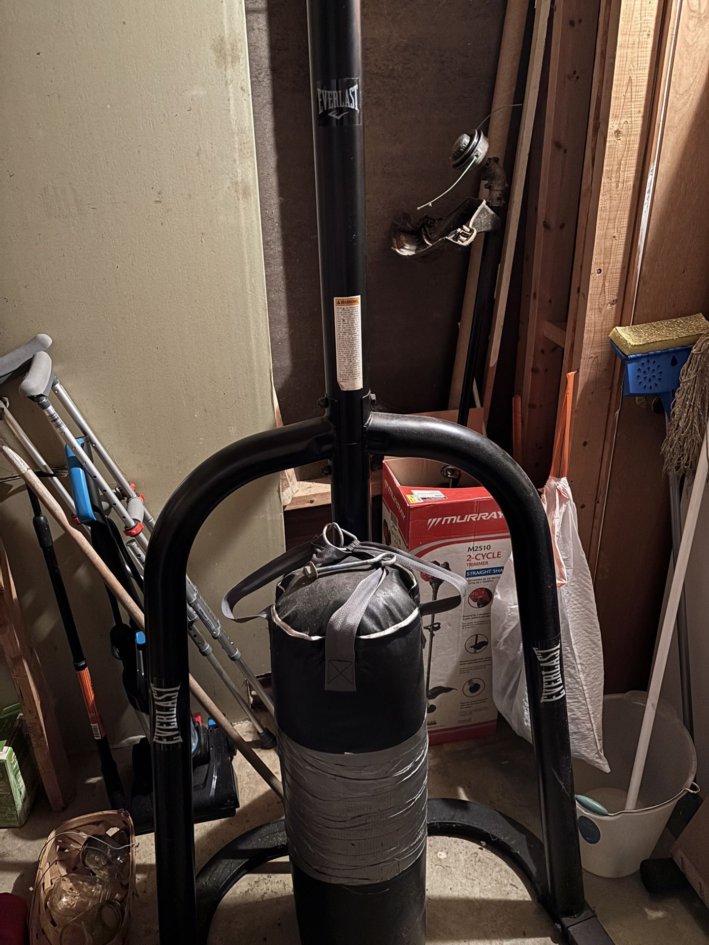 Everlast Punching Bag And Stand