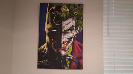 Joker and Batman Large bedroom poster
