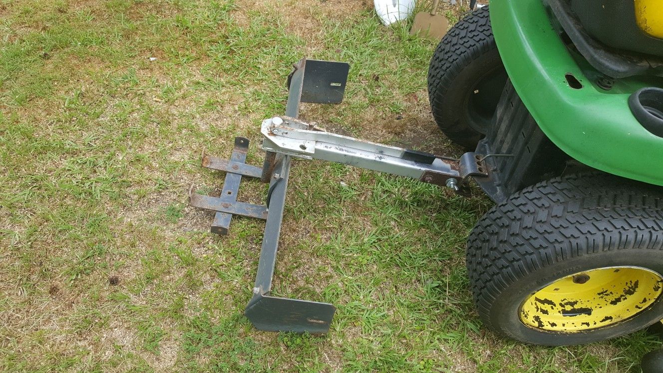 Box blade for any riding lawn mower