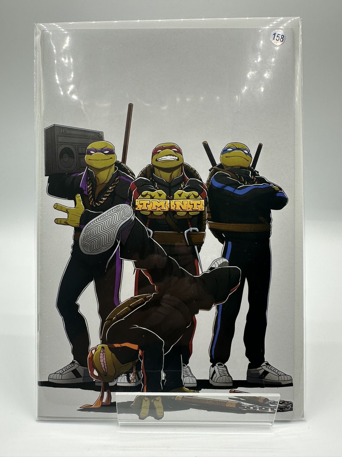TEENAGE MUTANT NINJA TURTLES #1 (2011)- JAVAN JORDAN NYCC HIP HOP VIRGIN VARIANT