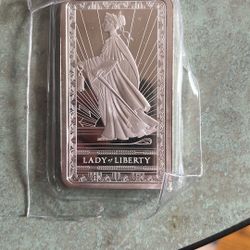 10oz Lady Liberty 999.0