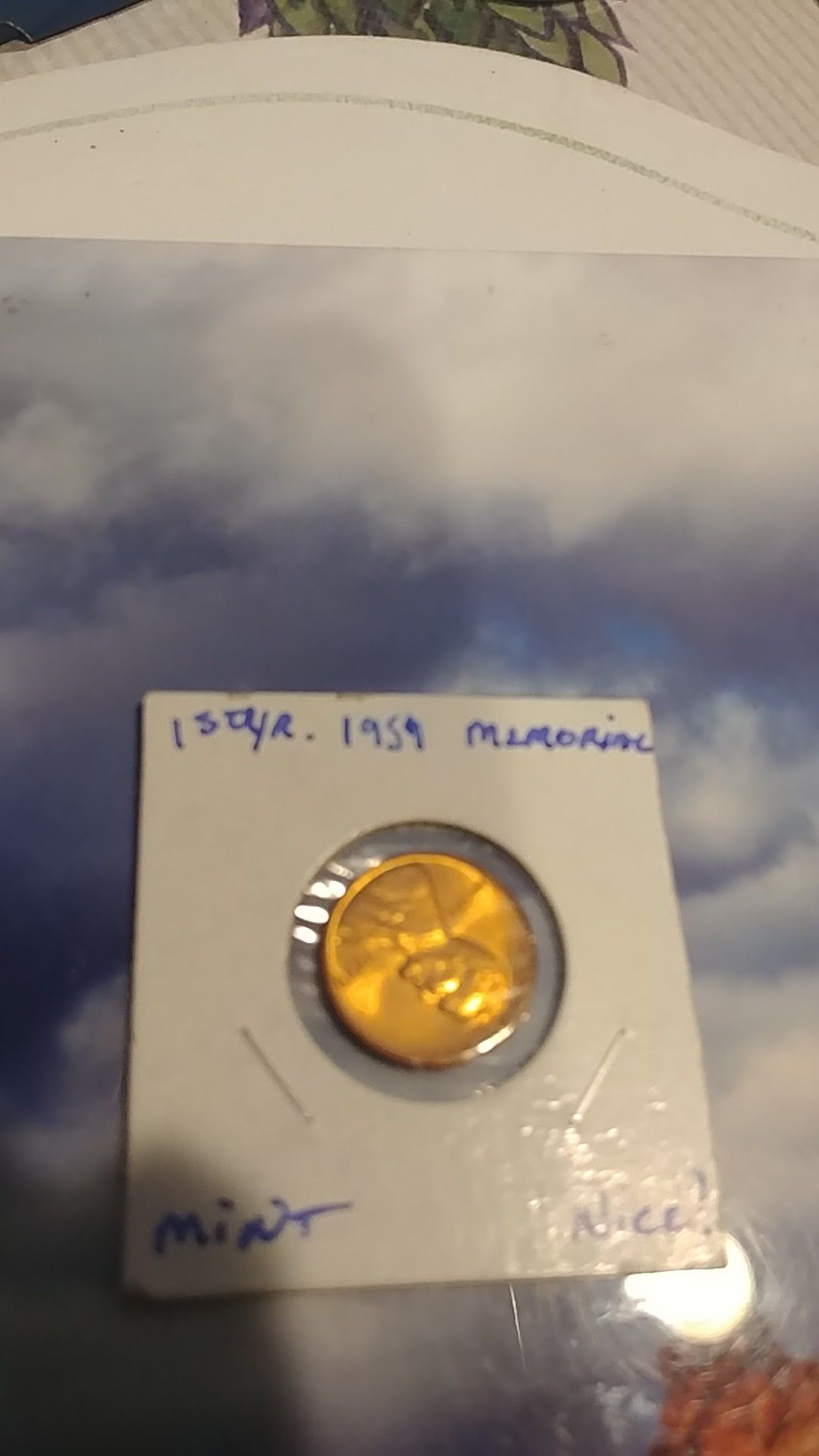 1959 1st Year of Memorial Penny Uncirculated