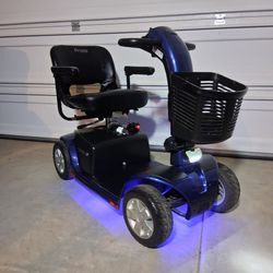 Pride Victory 10 Mobility Scooter With Led  Lights Underneath