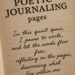 Poetic Journaling Pages 