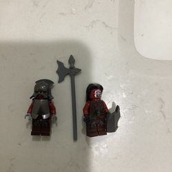 LEGO LOTR Pair of Uruk Hai Minifigures
