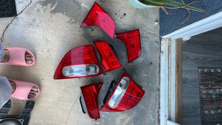 Tail lights of honda civic