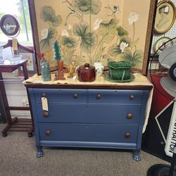 Refurbished Blue Dresser