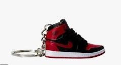 Mini Sneaker Keychain Jordan 1 Style