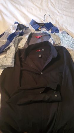 Mens collar shirts 2 long sleeve 1 short sleeve