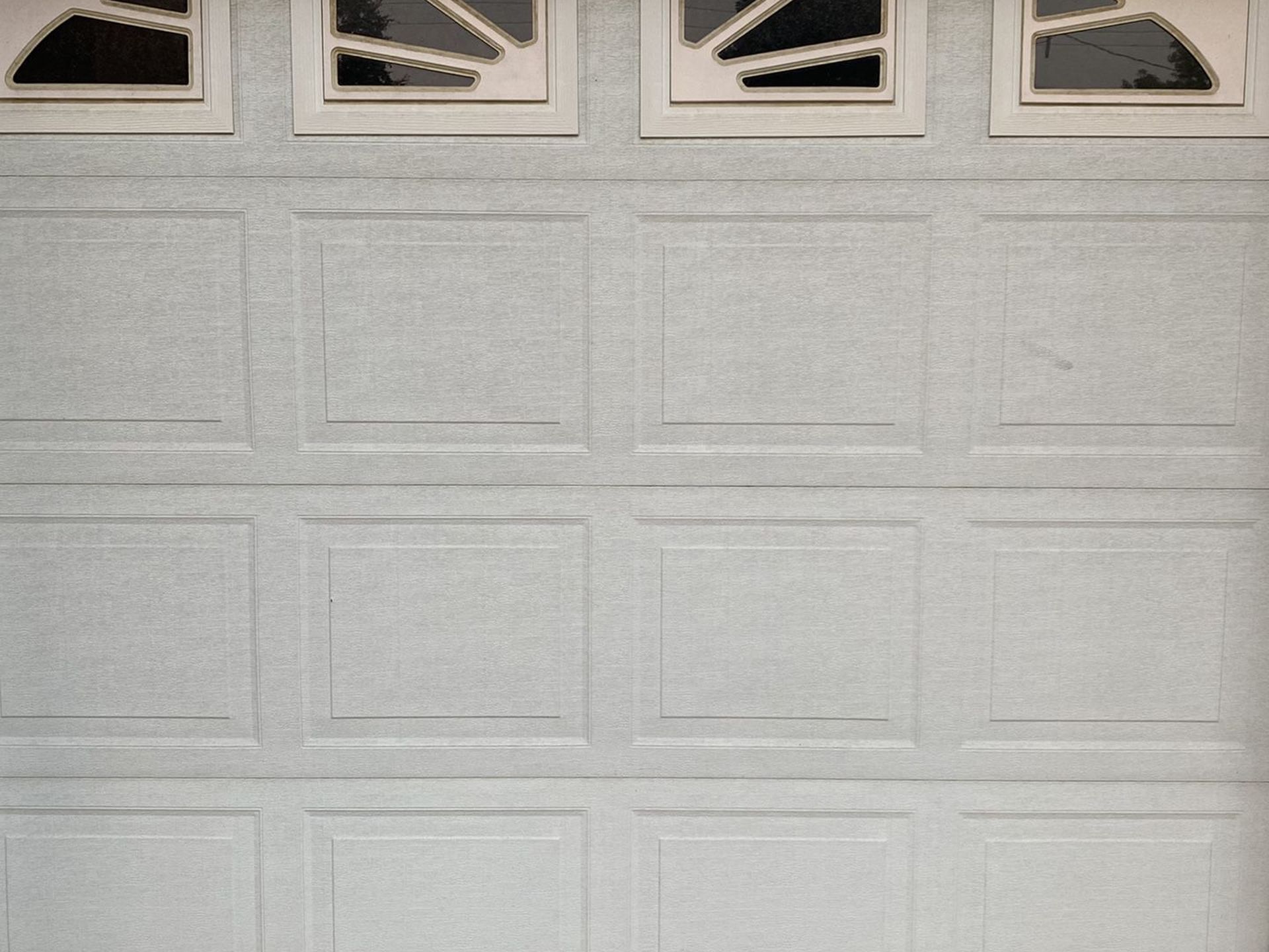 White garage door 6x7 For Single Car