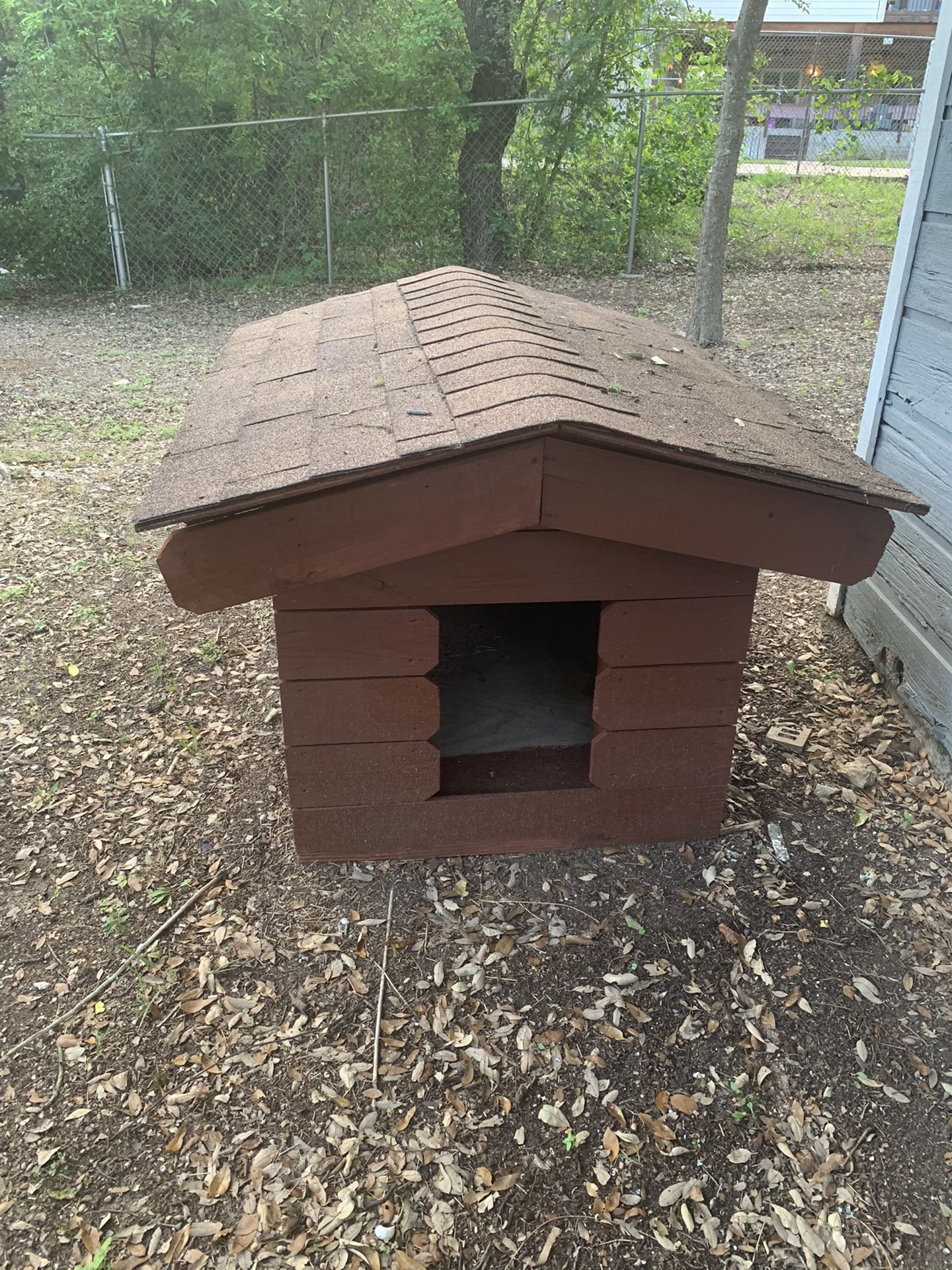 Large custom dog house, weather treated recently