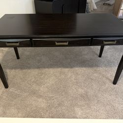 Ashley Furniture Executive Desk and Storage Filing Credenza