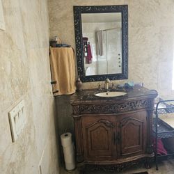 Bathroom Vanity  And Mirror
