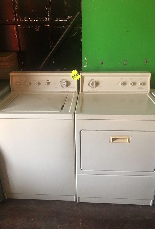 Washer and Dryer Set