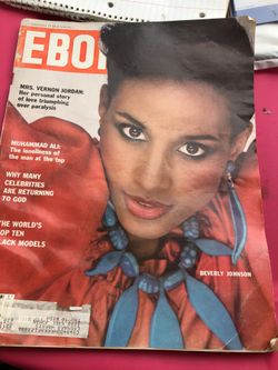 Vintage Ebony 1980 Magazine Beverly Johnson Cove