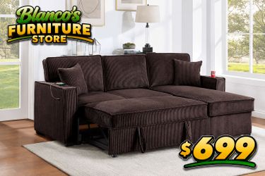2pc convertible sectional