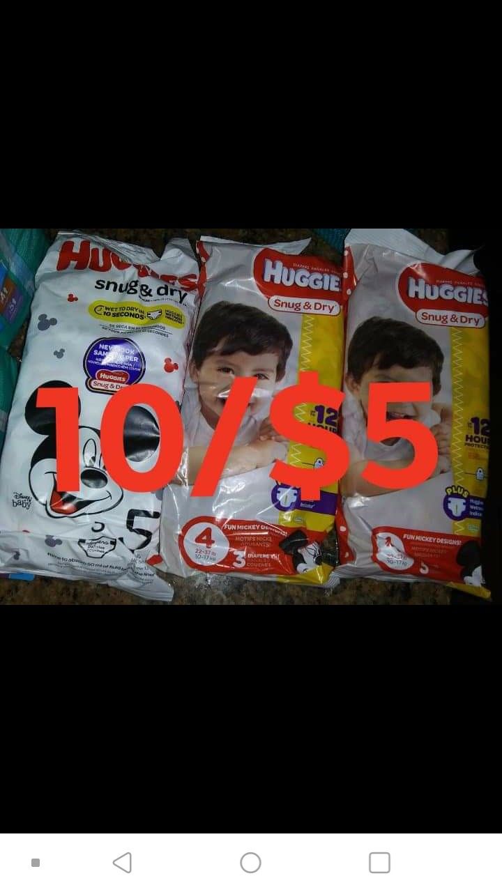 Huggies diapers (size3)