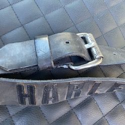 HARLEY DAVIDSON LEATHER BELT SIZE 36