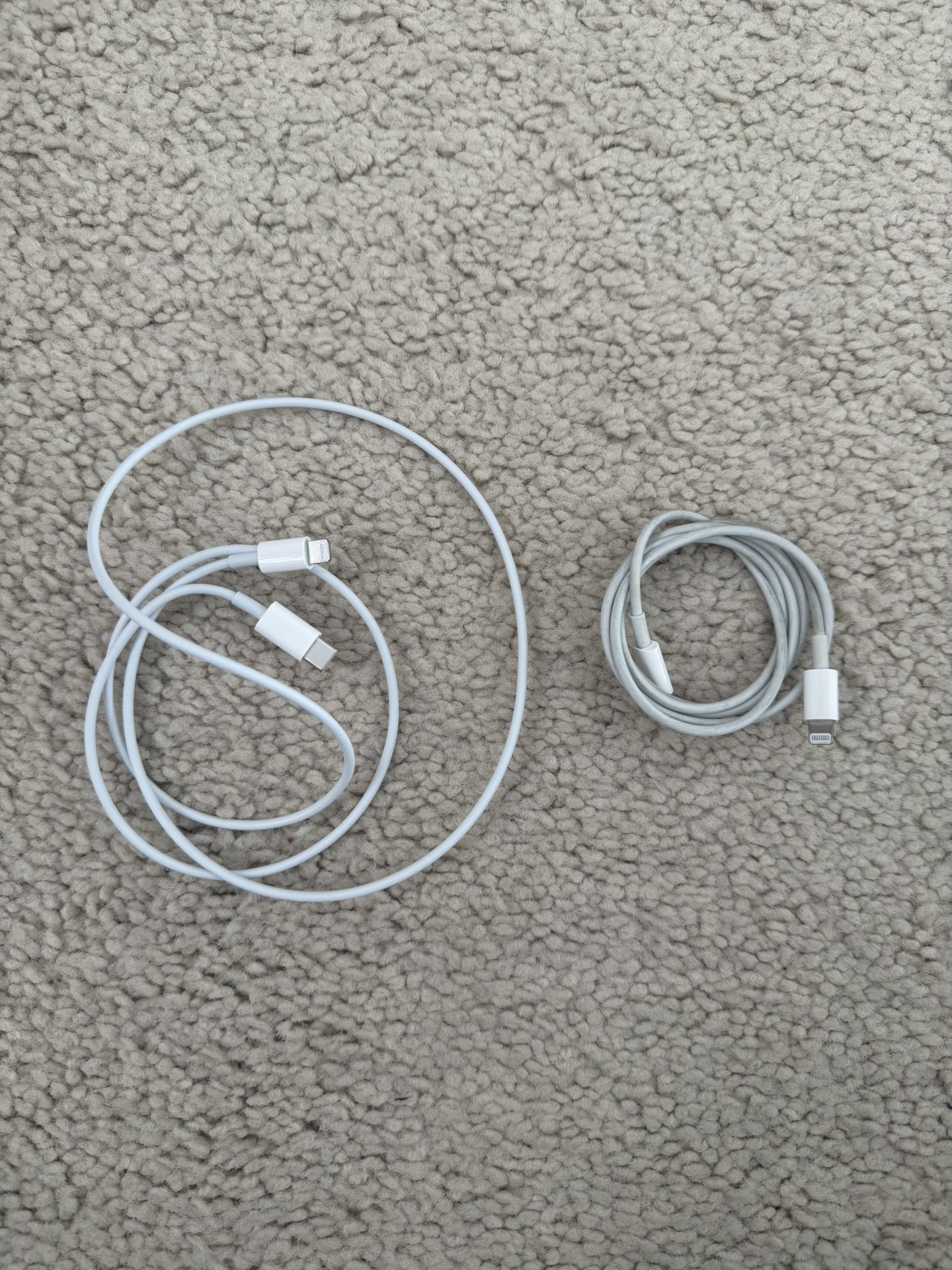 Apple Charge Cable (USB C to Lightning) $5/ea