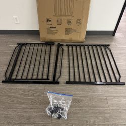 #2032 (30” Tall X 30-34” Or 58-62” Wide) Narrow Spacing Safety Gate For Baby Toddler Or dog 