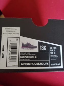Girls Under Armour Sneakers Size 13