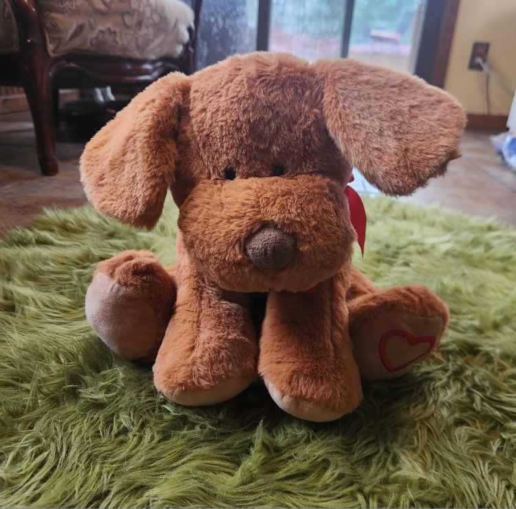 Animal Adventure Valentine's Day Heart Puppy Stuffed Animal