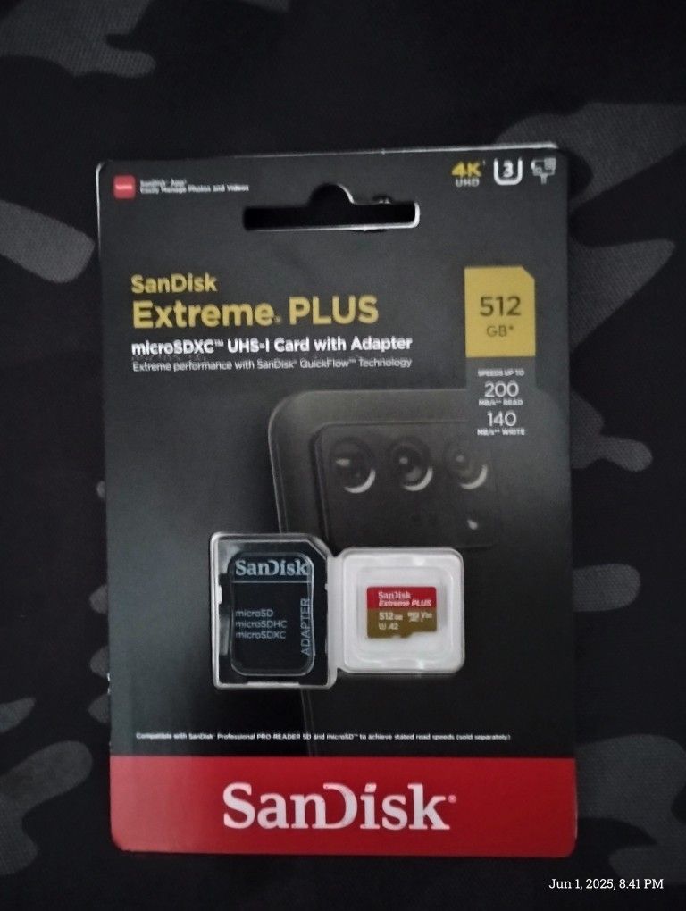 SanDisk Micro SD 512 GB (3x)