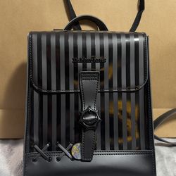 Dr. Martens Wednesday Adams Backpack Black Leather