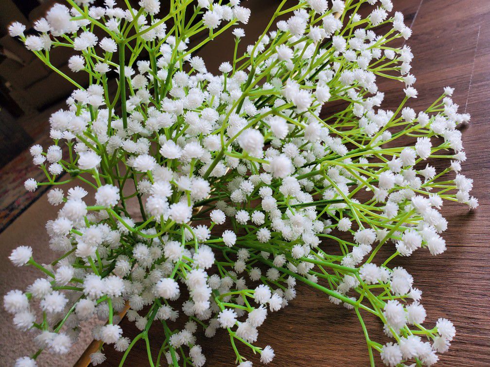 Artificial Baby's Breath Flower Stems 