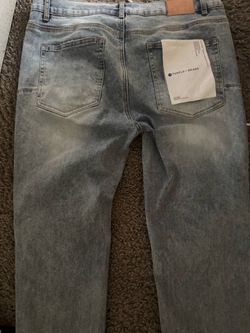 Purple jeans