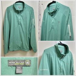 Peter Millar Crown Sport 1/4 Zip Pullover size XXL
