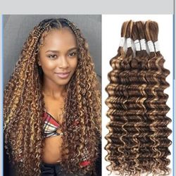 Curly Braiding Hair Extensions – Soft Long Wavy Crochet Hair Bundles