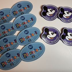 Disneyland AP “Annual Pass” Magnets. 