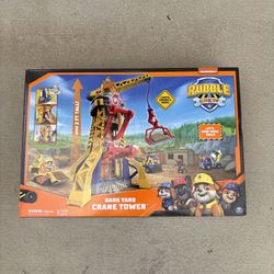 Paw Patrol Ruble & Crew Back Yard Crane Tower