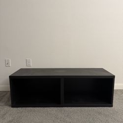 IKEA Black Storage Bench / TV Stand