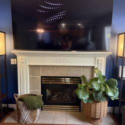 Set of 2 Modern Floor Lamps with Shelves – Warm Ambient Lighting