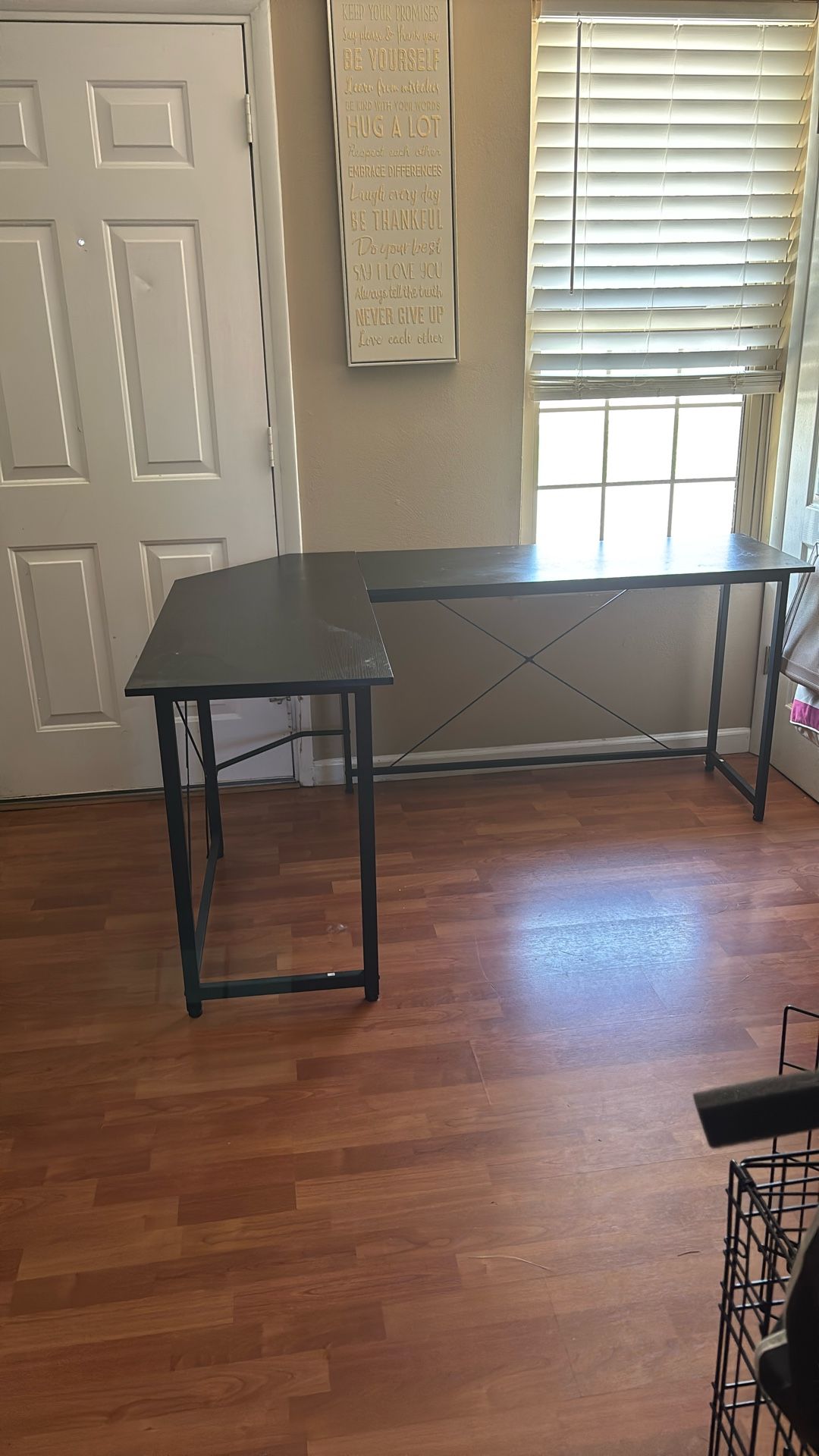 Black L Shaped Desk