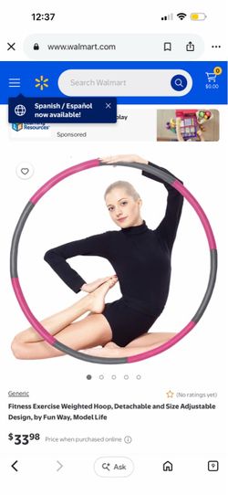 Fitness Exercise Weighted Hula Hoop