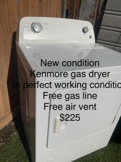 Kenmore 100 Series Gas Dryer